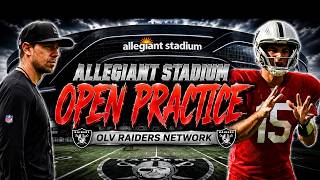 Las Vegas Raiders | Allegiant Stadium Open Practice Discussion | Klint Kubiak Presser |
