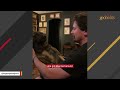 Rescue dog hilariously 'melts' for man