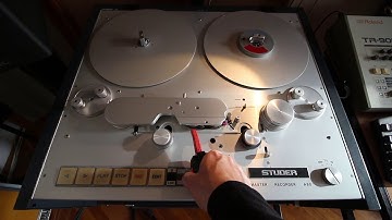 How to demagnetize analog tape recorder/reproducer