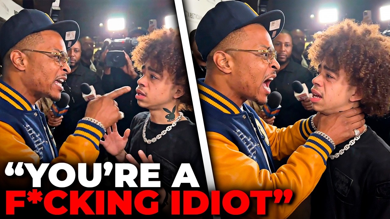 T.I. Grabs King Harris By The Neck On Camera After He Put The Entire Family In Danger..