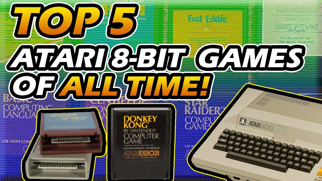 The Top 5 ATARI 8-BIT Games you MUST TRY! With 