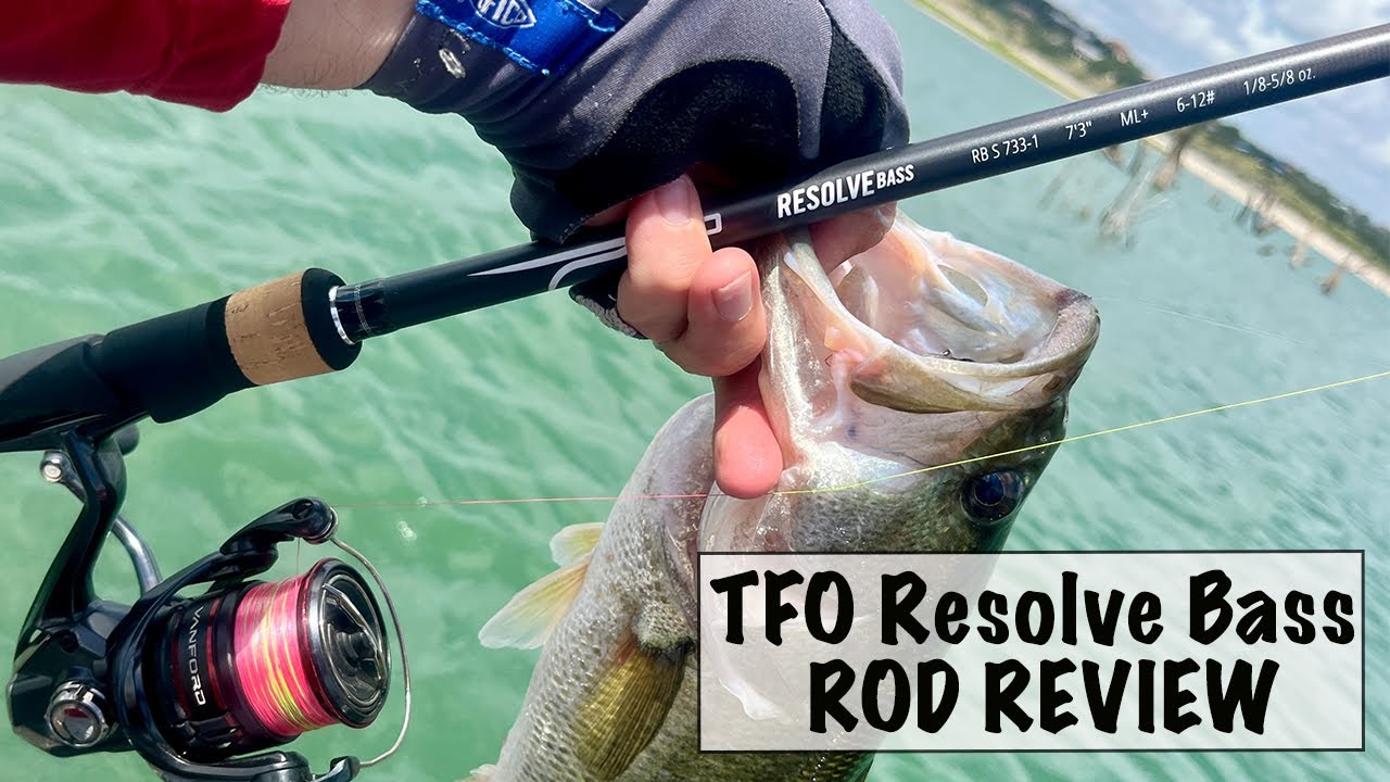 TFO Temple Fork Outfitters Resolve Bass ROD REVIEW - YouTube