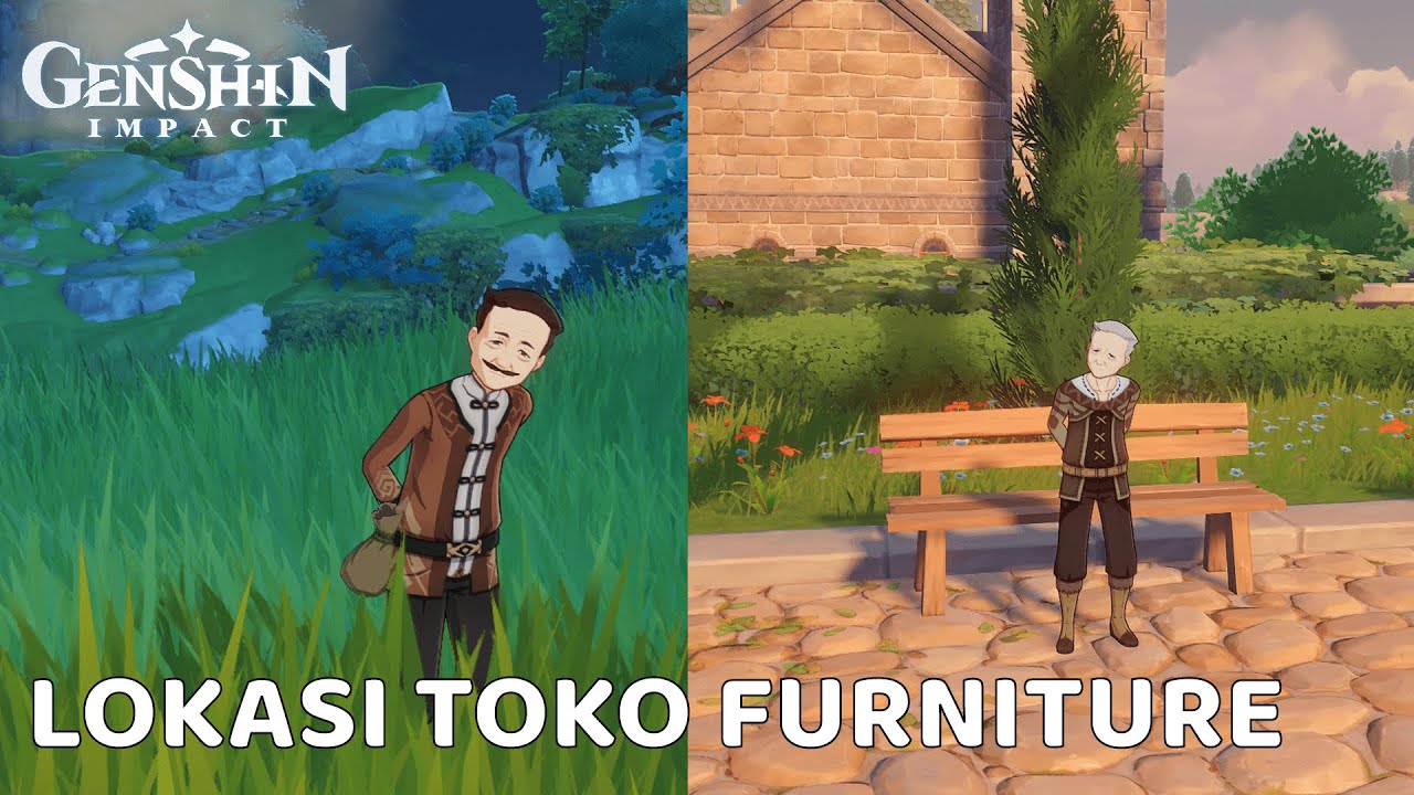 Lokasi Toko Blueprints Furniture Housing System Genshin Impact