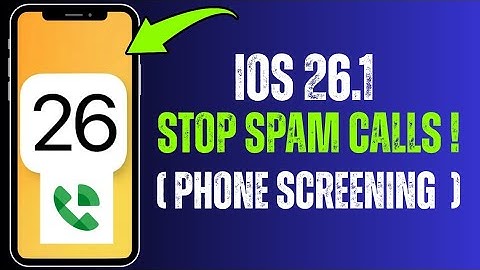 Telefoongesprekken filteren in iOS 26 (telefoonscreening) - Stop spamoproepen!