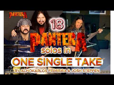 18 PanterA solos in 1 SINGLE TAKE (by Achokarlos & Josh Steffen)