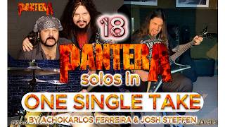18 PanterA solos in 1 SINGLE TAKE (by Achokarlos \u0026 Josh Steffen)
