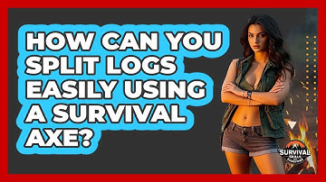 How Can You Split Logs Easily Using A Survival Axe? - Survival Skills for Everyone