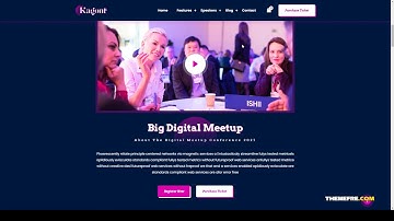 Kagont - Event Conference And Meetup HTML Template meeting event Website Builder