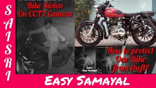 Bike Theft on India caught on CCTV|Bike stolen on CCTV camera| How to protect our bike from theft|
