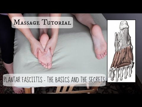 Massage Tutorial: PLANTAR FASCIITIS!!