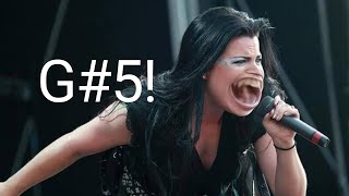 Amy Lee New G#5 Belt! I'll never be ready feat. Veridia