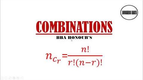 Business Math Tutorials || combinations part-2 || BBA honour