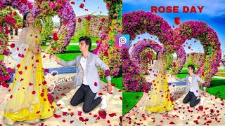 Rose Day Top Photo Editing/Picsart Rose Day photo editing/Rose day viral tutorial❤️ screenshot 5