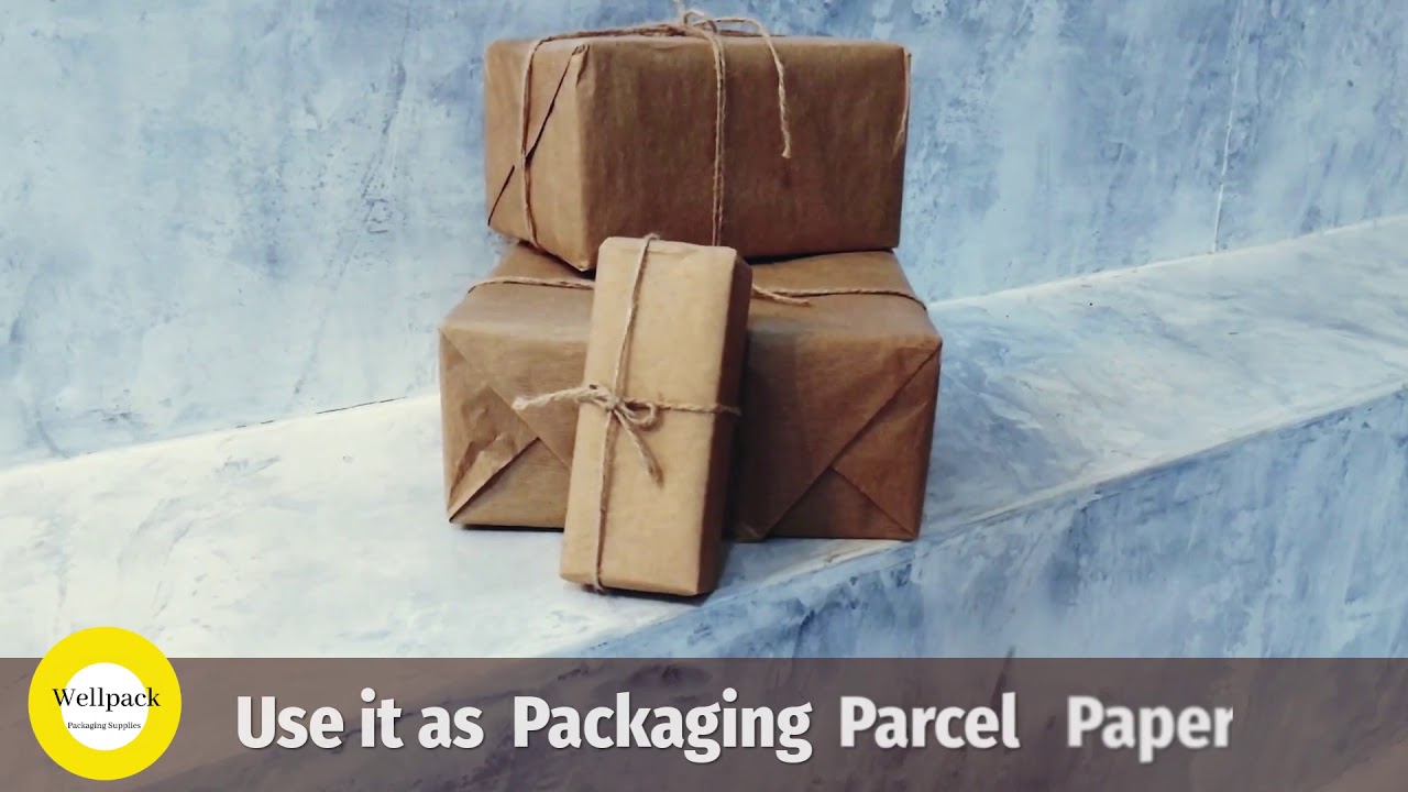 Brown Kraft Wrapping Packing Paper by Wellpackeurope.com