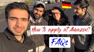 How to apply at Amazon Answers to all Questions - FAQs - Germany