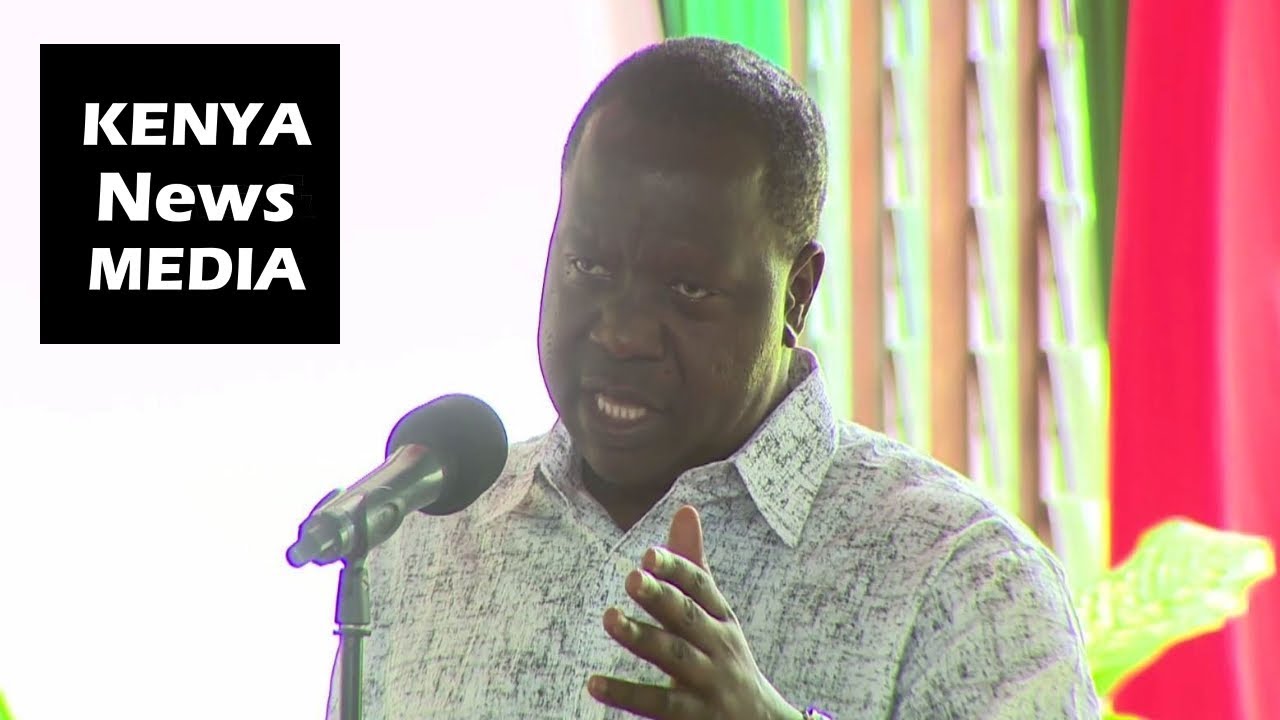 CS Fred Matiang'i REMARKS during Security Meeting in Mombasa!!! newspaper mockup