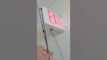 Exit sign Fails