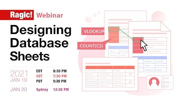 Ragic Webinar: Designing Database Sheets