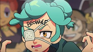 Skullgirls Mobile | Beowulf origins all cinematic video.