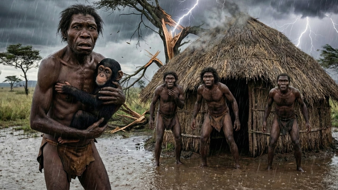 Life 2.3 Million Years Ago | How Did Prehistoric Humans Survive a Storm?