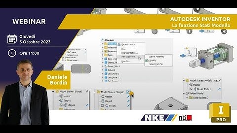 Webinar NTI Italy | Autodesk Inventor – La funzione Stati Modello