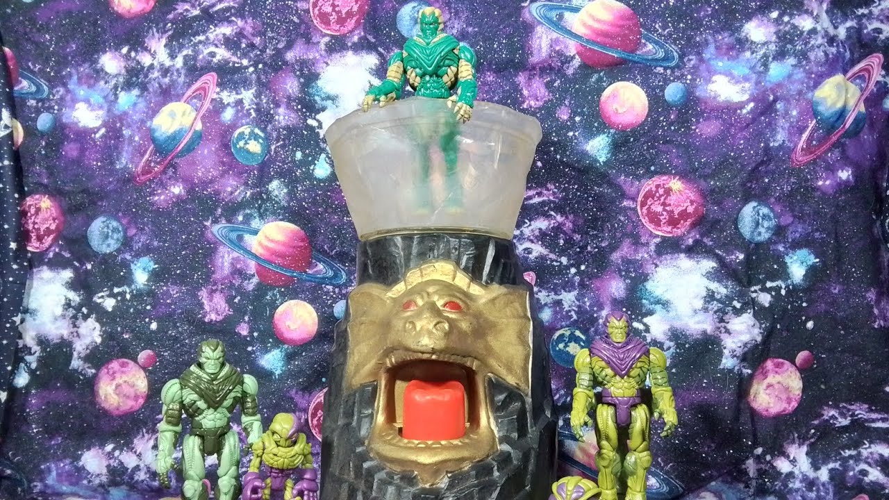 Ideal Manglord Mountain Pkayset ⛰ 1983 Fun & Glyos Toy Infinity Manglords Figures