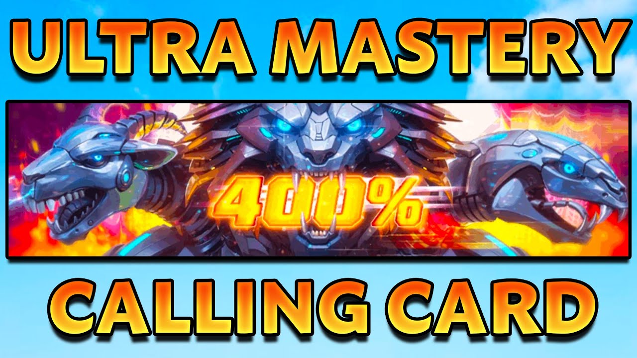 Unlocking the 400 Percenter Calling Card - Ultra Mastery Grind