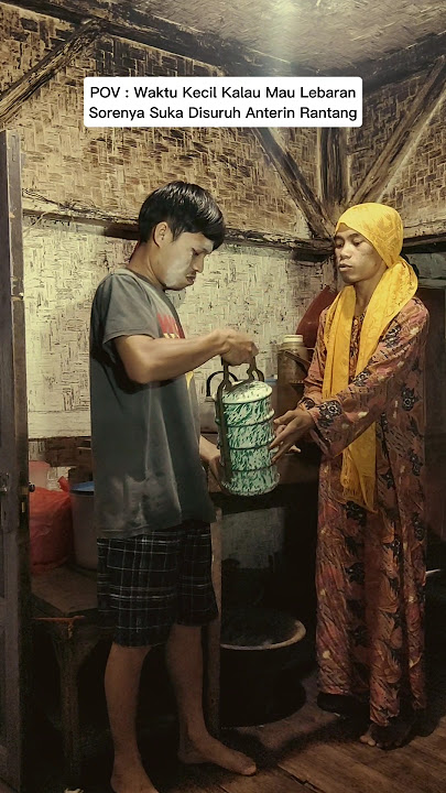 Nostalgia Vibes waktu kecil disuruh anterin rantang momen lebaran #jamandulu #ruangnostalgiarn