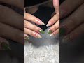 Green color with rebond design😍 please support my channel subscribe now #subscribe #nailart
