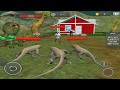 Komodo dragon family sim beach  city attack 3d