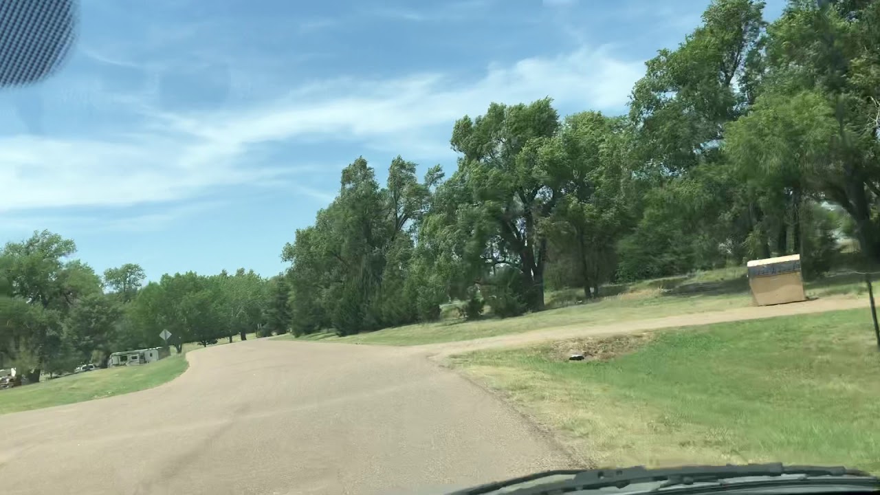 Aquí llegamos en el lago de Meade State Park YouTube