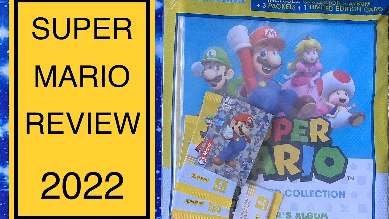Panini Super Mario Trading Card Starter Pack 2022 ( Review) YouTube