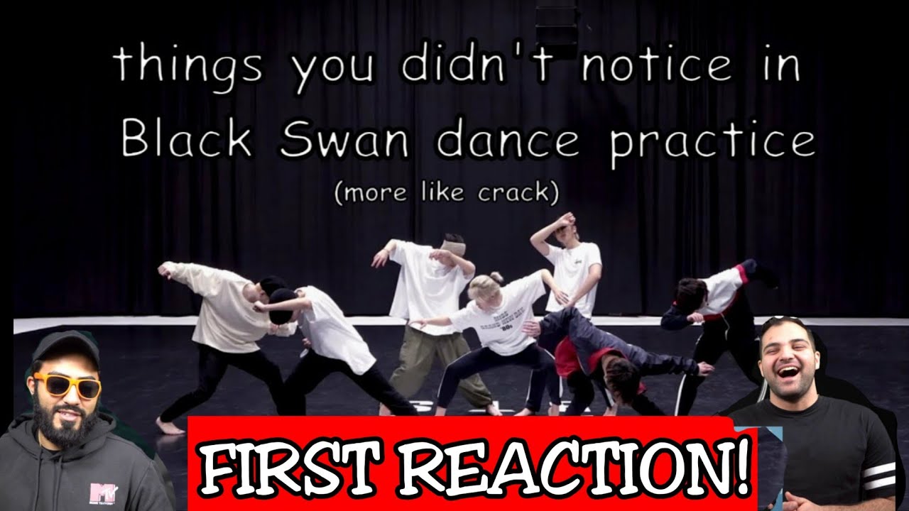 Things you didn't notice in BTS Black Swan dance practice| FIRST REACTION!