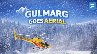 Gulmarg Goes Aerial. #gulmarg #heliski #helicopter #majeedbilla #thefreelancers