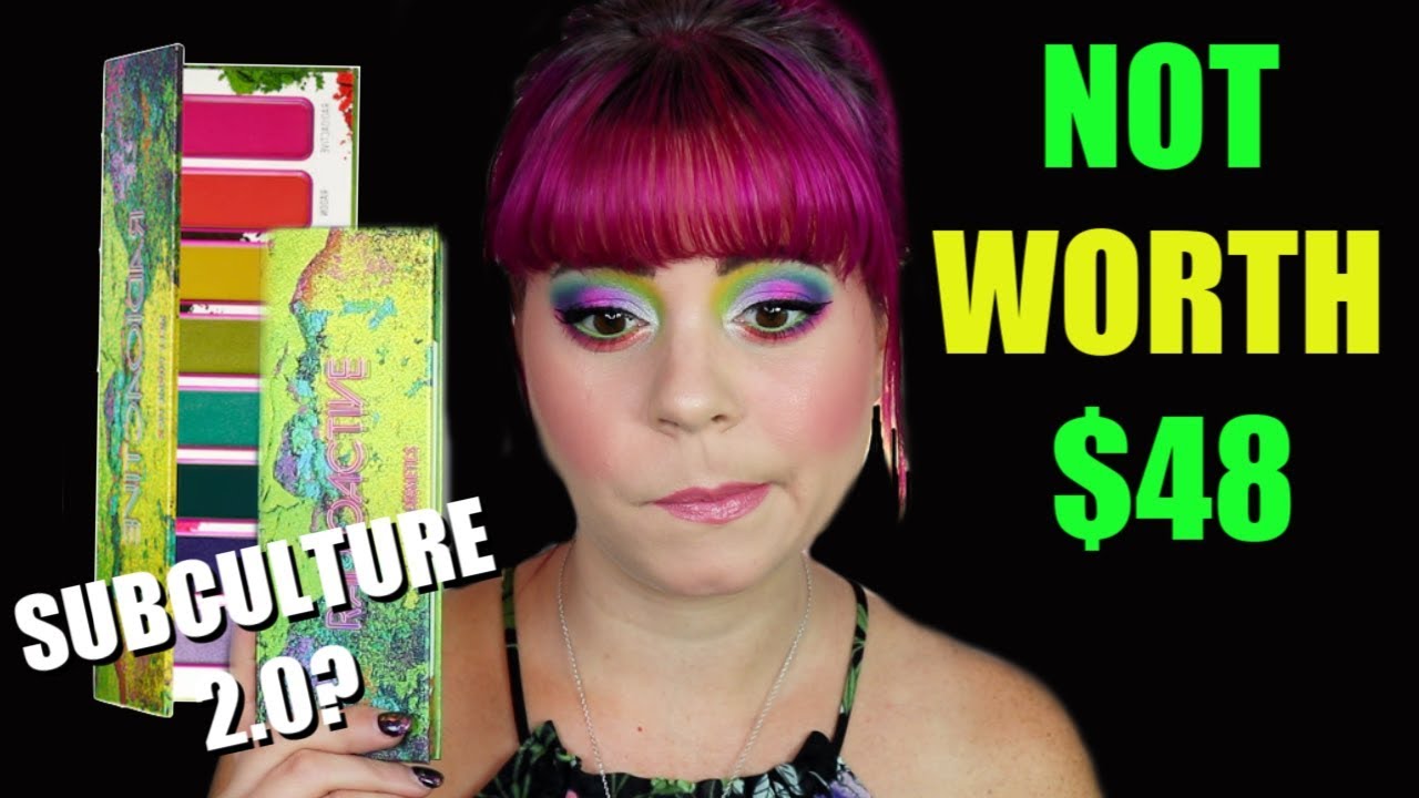 NOT worth $48! | Melt radioactive eyeshadow palette
