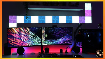 Nanoleaf Canvas Smart Lights - Music & Light Show DEMO!