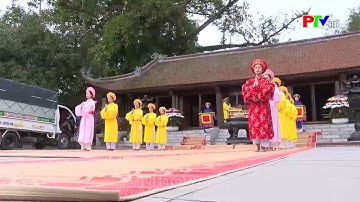 Tích cực chuẩn bị Lễ hội Đền Mẫu Âu Cơ năm Giáp Thìn.