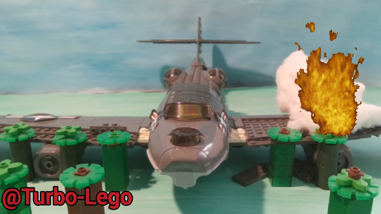 Lego Plane crash 