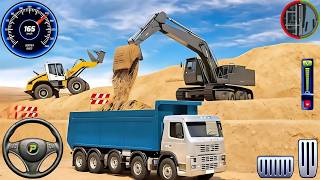 👷Симулятор строительства городских дорог 3D 🚧 | Тяжелый экскаватор и грузовик - геймплей на Android screenshot 3