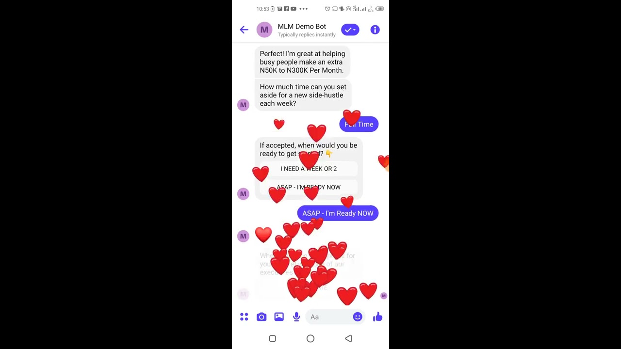 MLM chatbot Demo