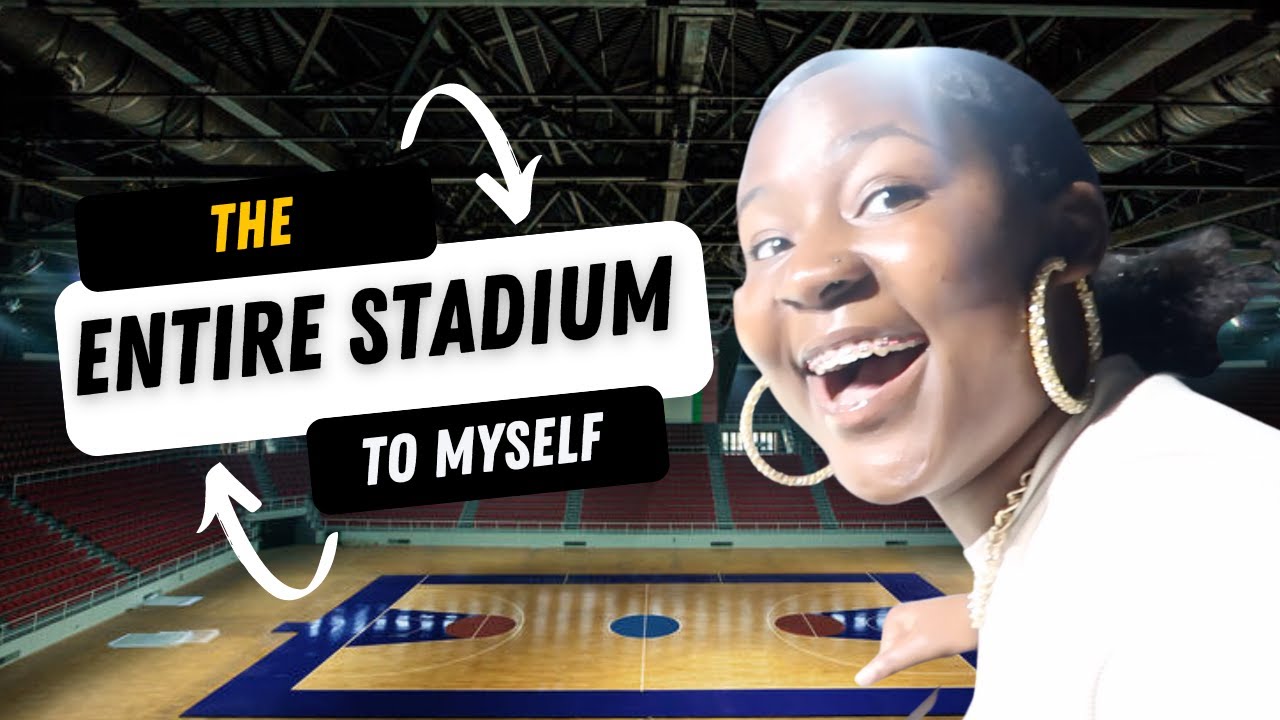 I HAD THE ENTIRE STADIUM TO MYSELF !