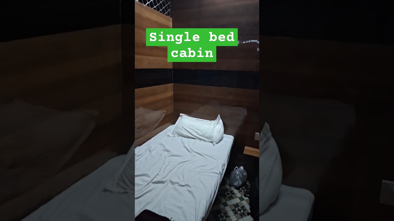 🚂 🚦Single bed cabin at Indian Railways' stations 