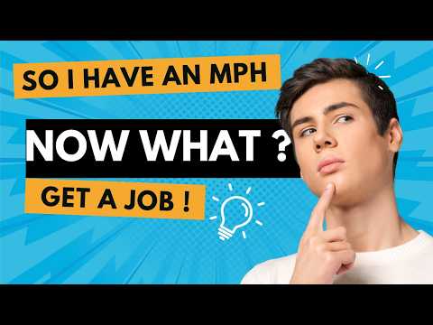 So you have an MPH... Now find a PUBLIC HEALH job!