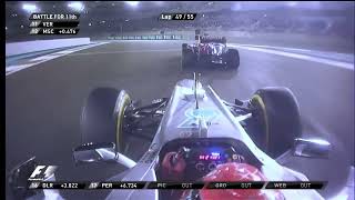 Michael Schumacher onboard overtake on Jean-Eric Vergne Abu Dhabi GP 2012