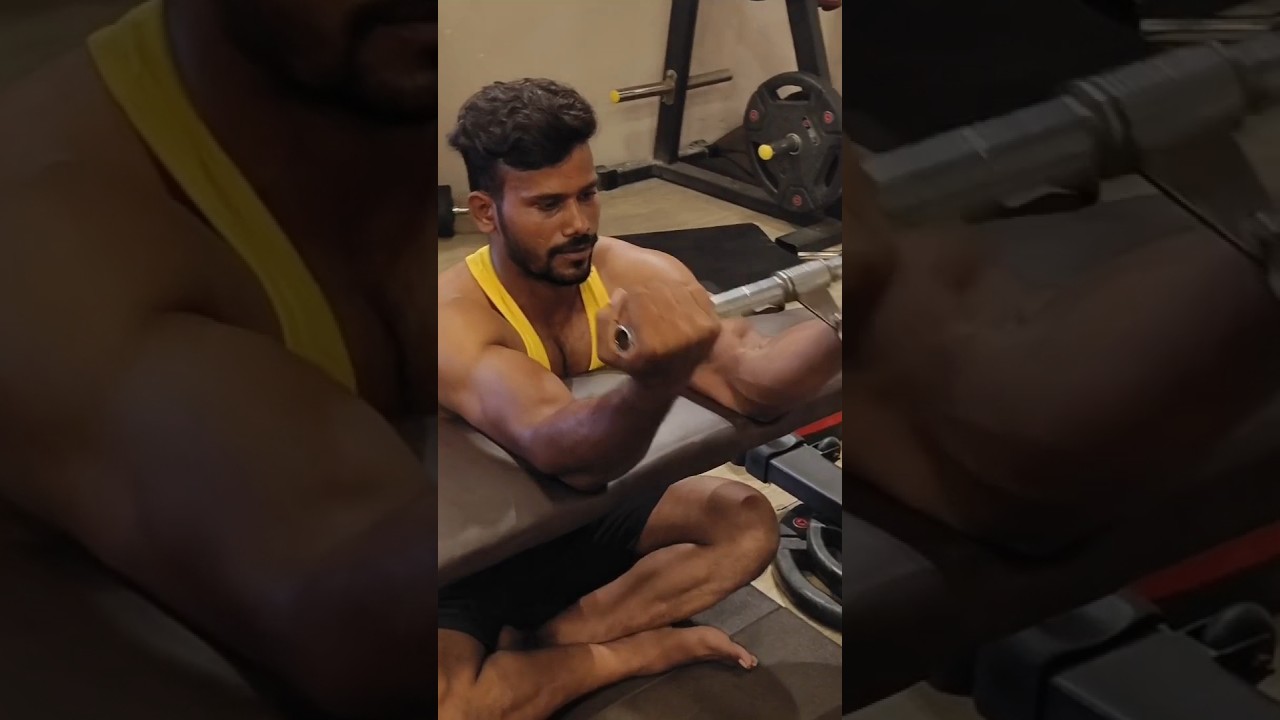 |cable curl bicep with Brench| 