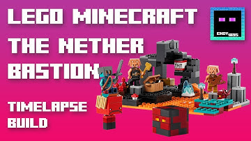 Lego Minecraft - The Nether Bastion - Time Lapse