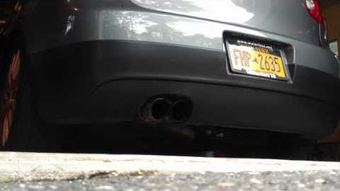 Mkv gti muffler and resonator delete (cold start)