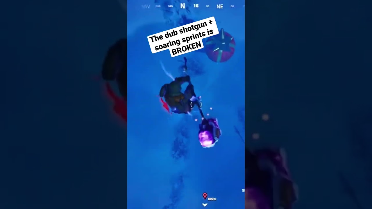 Dub shotgun and soaring sprints is meta in fortnite