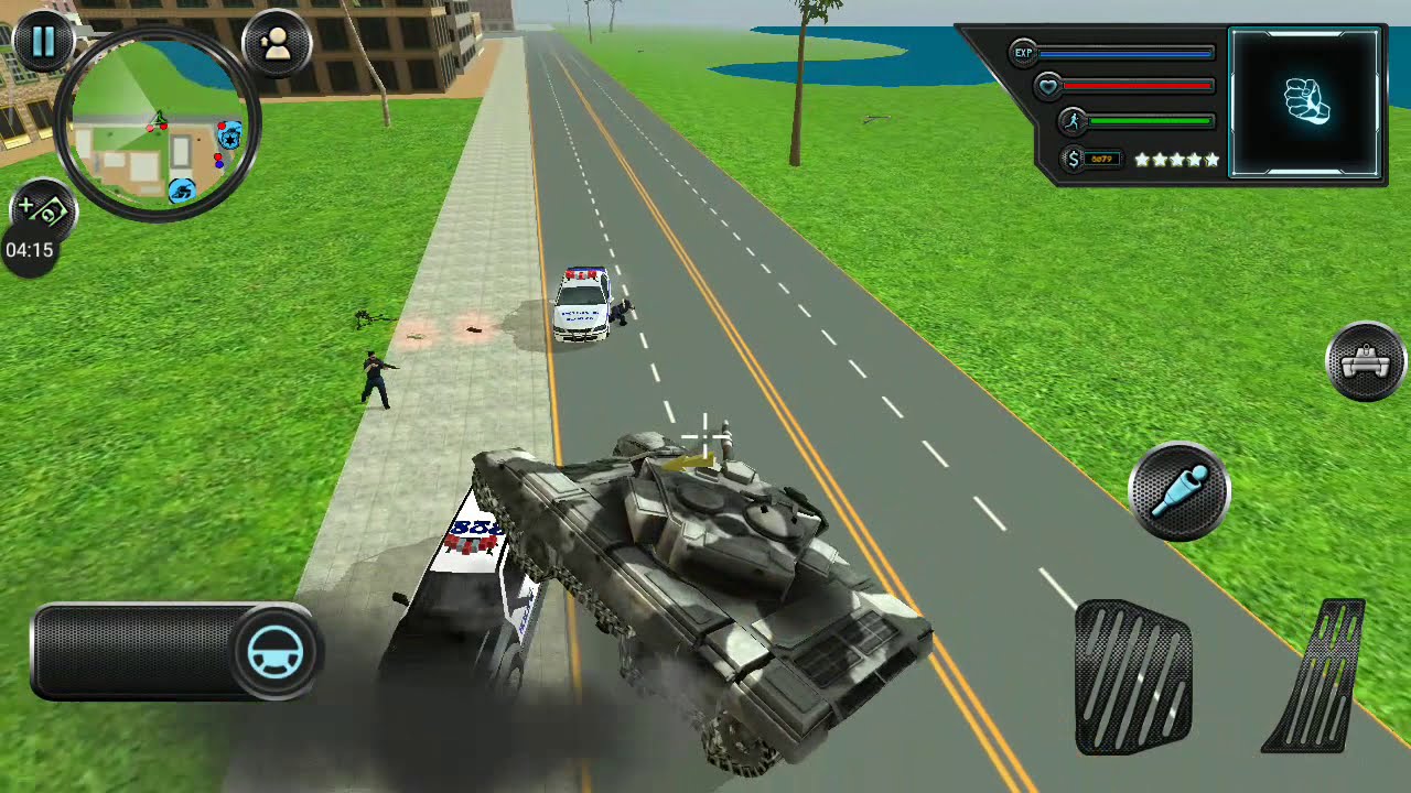 Jetpack Hero Miami Crime Ep 3Tank Fight!! YouTube
