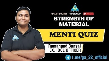 Menti Quiz | SOM | ME | Bansal Sir